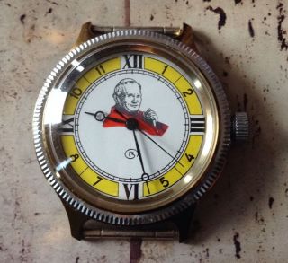 Vintage Papst Pope Armband Uhr Gesicht Look Bild