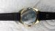 Fortis Damenuhr In Gelb Aus Den 70/80 Er 17 Jewels 3at Lederband Schwarz Armbanduhren Bild 5
