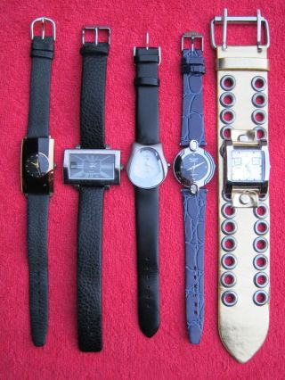 Nachlass: 5 Armbanduhren Für Damen - Tempic / Adimax / Carlo Cantinaro / Ips Bild