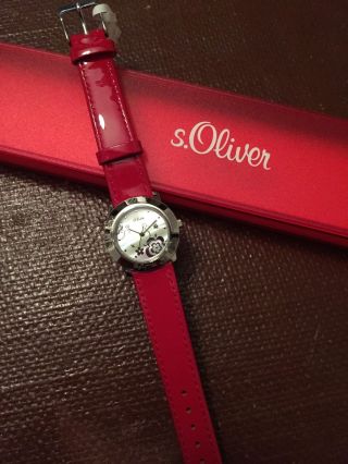 Armbanduhr Von S.  Oliver In Rot,  Originalverpackt Bild