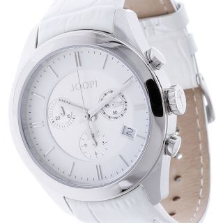Joop Damenchronograph Aspire Jp101042f05 Weißes Lederarmband Silber, Bild
