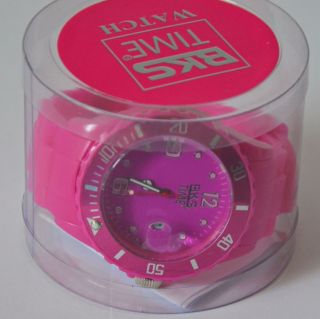 Bks Time Watch Pink Mode - Armbanduhr Mit Datumsanzeige Bild