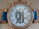 Weihnachten: Damenuhr Akribos Xxiv Lady Diamond Quartz Multifunktion Ovp Armbanduhren Bild 7