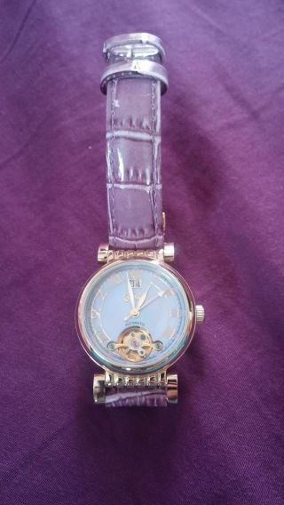 Damen Uhr Cacalla Gold Zart Lila,  Selten Bild