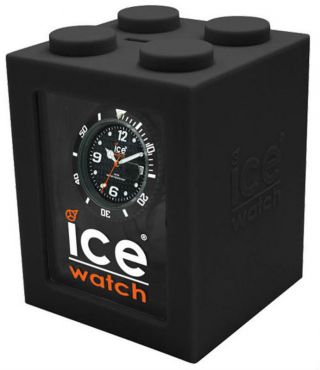 Ice Watch Schwarz Unisex Herren Damenuhr Si.  Bk.  Us09 Kautschukarmband - Nagelneu Bild