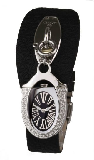 Cerruti 1881 Schmuck Damen Armband Uhr Leder Kette Charm Anhänger Icone Deluxe Bild