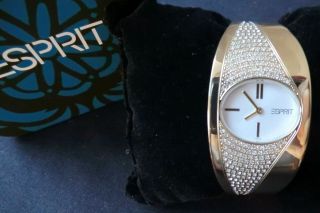 Esprit Elegante Damen Armbanduhr Starlite Gold Es101572007 Bild