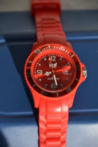 Ice Watch Rot Damenuhr Unisex Solid Bild