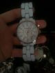 Michael Kors Mk5487 Rose Gold Weiße Armbanduhr Für Damen Armbanduhren Bild 1