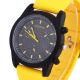 Neuer Charakter Convex Black Dial Girls ' Rubber Strap - Quarz - Uhr Gelb Armbanduhren Bild 6