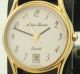 Maurice Lacroix Damen Armbanduhr 7 Jewels Datum Vergoldet Swiss V8 Eta Werk Armbanduhren Bild 1
