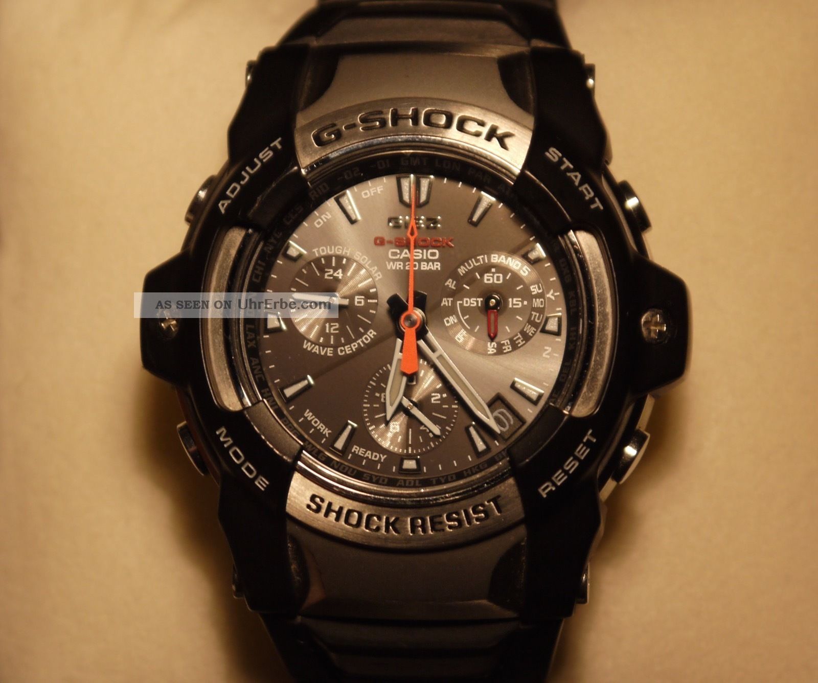 Casio G - Shock Gs - 1100 - 1aer,  Funk,  Solar,  Top Armbanduhren Bild
