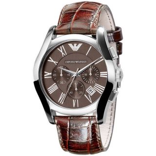 Emporio Armani Herren Uhr Armbanduhr Klassik Leder Braun Ar0671 Bild