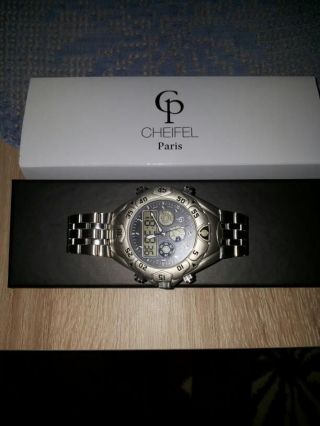 Armbanduhr Cheifel Paris - Chronograph Mit 4 Lcd - Anzeigen, Bild