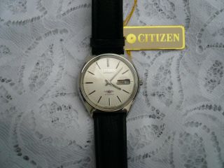 Citizen Herren Automatik Uhr,  21 Jewels,  Sehr Schicke Uhr Mit Etikett,  Selten Bild