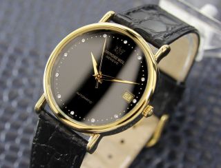 Swiss Mens Raymond Weil Gold - Plated Automatic Watch Bild