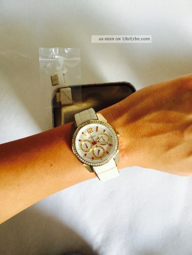 Fossil Uhr Weiss / Gold Damen