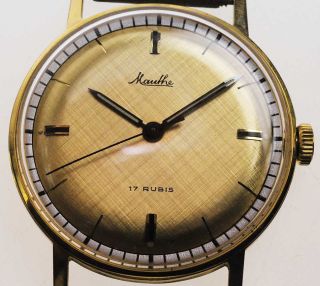 Mauthe 612 Watch Damen Herren Uhr 1950 /1960 Handaufzug Lagerware Nos Vintage 83 Bild