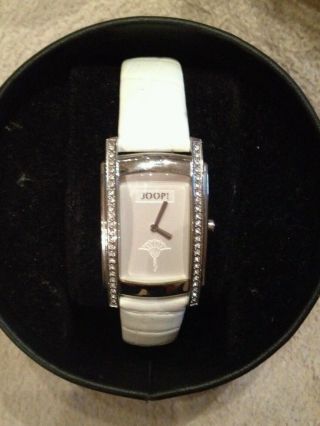 Joop Damen Uhr Armbanduhr Armbanduhren Weiss Weiß Neupreis 190€ Bild