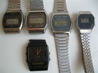 5 Herren,  Damen Armbanduhren Quarzt (casio,  Dugena,  Mbo,  Annex) Bild