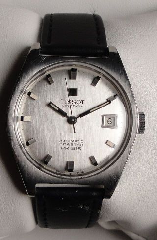 Vintage Armbanduhr Automatic Tissot Visodate Seastar Pr 516 I.  Edelstahl M.  Datum Bild