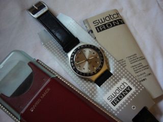 Rar,  Swatch Irony Banquise Aluminium Ygs4004 Armbanduhr Big Uhr Herrenuhr Watch Bild