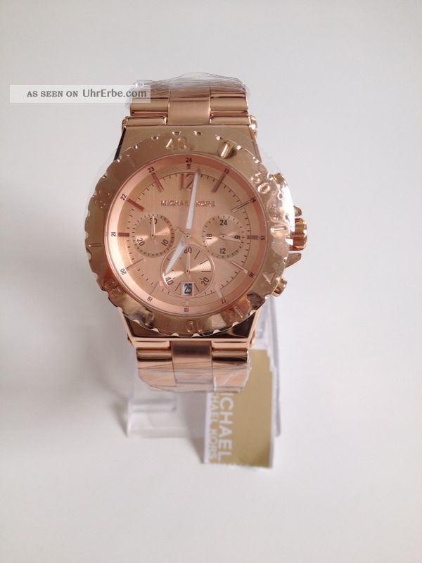 Michael Kors Mk5314 Damenuhr Chronograph Rosegold Neu&ovp Uvp 249€ Armbanduhren Bild
