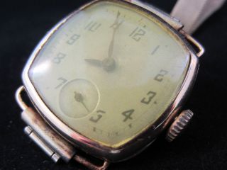 Antike Omega 18 Karat Damenuhr Armband Uhr Taschenuhr Stil 750 Gold Gehäuse Bild