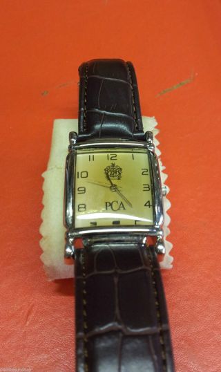 Pca Piercarlo D´alessio Armbanduhr Uhr Braunes Lederarmband Bild