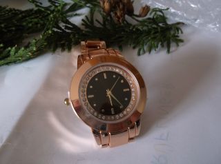 Armbanduhr,  La Gacilly,  Gliederarmband Metall,  Goldrose´ Bild