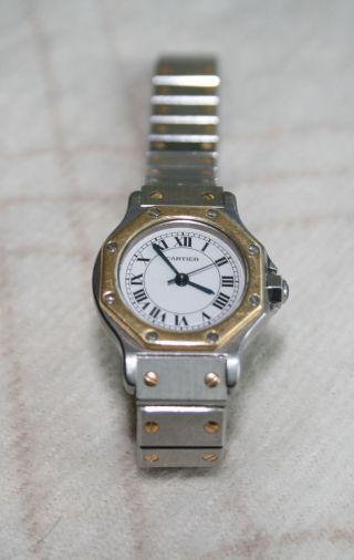 Cartier Santos Armbanduhr Für Damen Bild