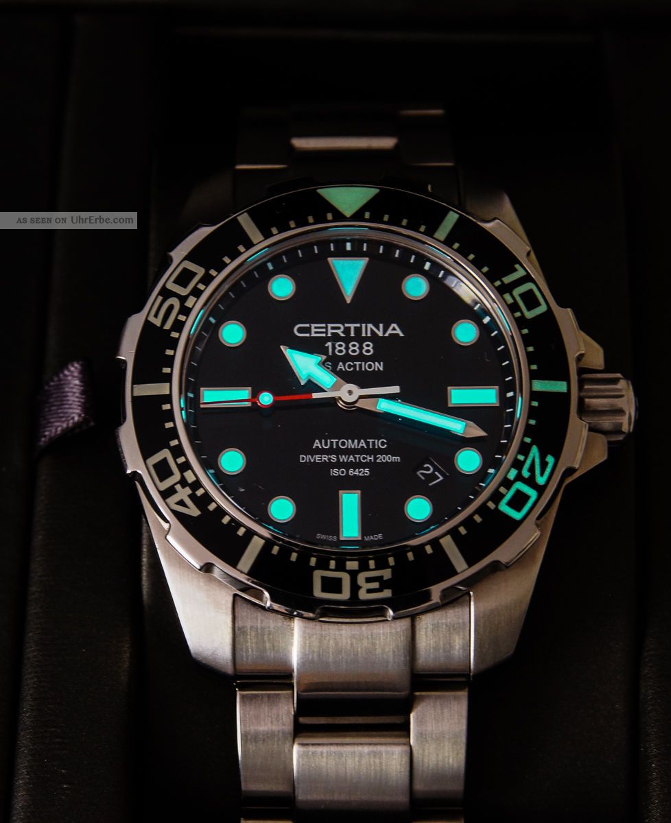 Wunderschöne Certina Ds Action Automatic Diver Neuwertig Armbanduhren Bild