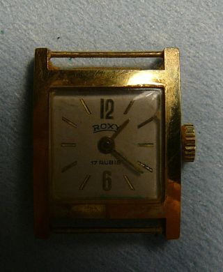 Roxy Armbanduhr 17 Rubis,  Klein Und Alt Bild