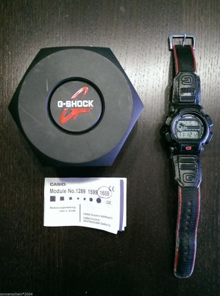 Casio G - Shock 1659 Dw - 9000 Armbanduhr Schwarz In Ovp Retro Von 1998 Bild