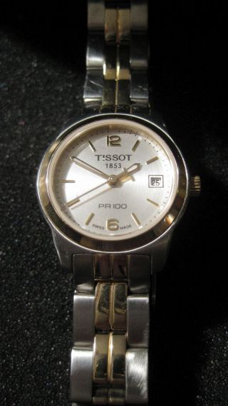 Tissot Armbanduhr Pr 100 Damen Bicolor Bild