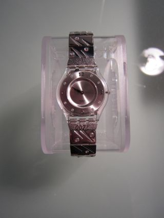 Swatch Uhr Für Dame,  Originalmarke,  007,  Mit Swarovski Sfk327 G Bild