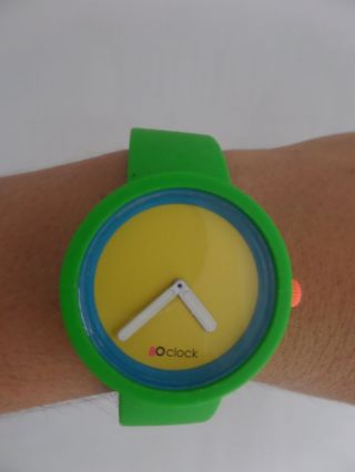 O Clock 80 ' S Yellow - Green Apple - Uhr Watch Bild