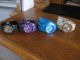 ✰ 4 X Silicon Uhren ✰ Schwarz - Weiß - Blau - Lilla ✰ Unisex ♥✰♥ ✰ Top ✰ Armbanduhren Bild 1