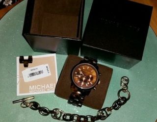 Michael Kors Mk5216 Armbanduhr Für Damen Plus Passendem Armband Von Mk Bild