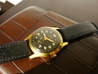 Anker Zeigerdatum Handaufzug Armbanduhr Uhr Sammler 17 Rubis Bild