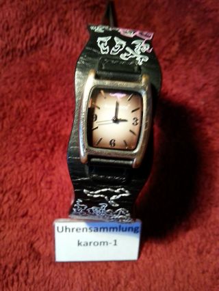 Kangaroos Damenuhr 3 Atm St.  Steel Back,  Echtleder Armband Uhrensammlung Top Bild