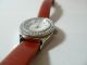 Dkny Damenuhr (ny4397) Rot Perlmutt Lederarmband Edelstahl Rund Kristalle Uhr Armbanduhren Bild 5