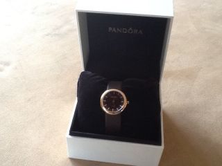 Pandora Uhr Armbanduhr Pure 812016bn Braun Leder Rosegold Bild