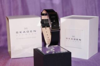 Skagen Damen - Armbanduhr Slimline Analog Quarz Leder 359uslb Bild