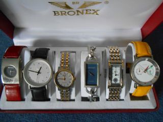 Konvolut:6 Damen - Armbanduhren Von Rolf Cremer,  Belmond,  Accept,  Adec In Uhrenbox Bild