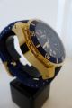 Kyboe Kg 002 - 48 Gold Series Blau Quarz Led Leuchte 10atm Uvp239 Armbanduhren Bild 2