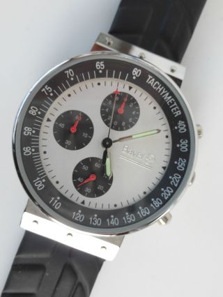 Seltene Sammler Private Label Designer Armbanduhr Chronograph Compaq Bild