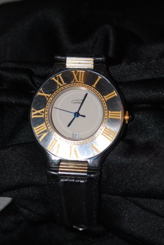 Cartier Must De Cartier 21 Damen Herren Unisex Armband - Uhr Bild