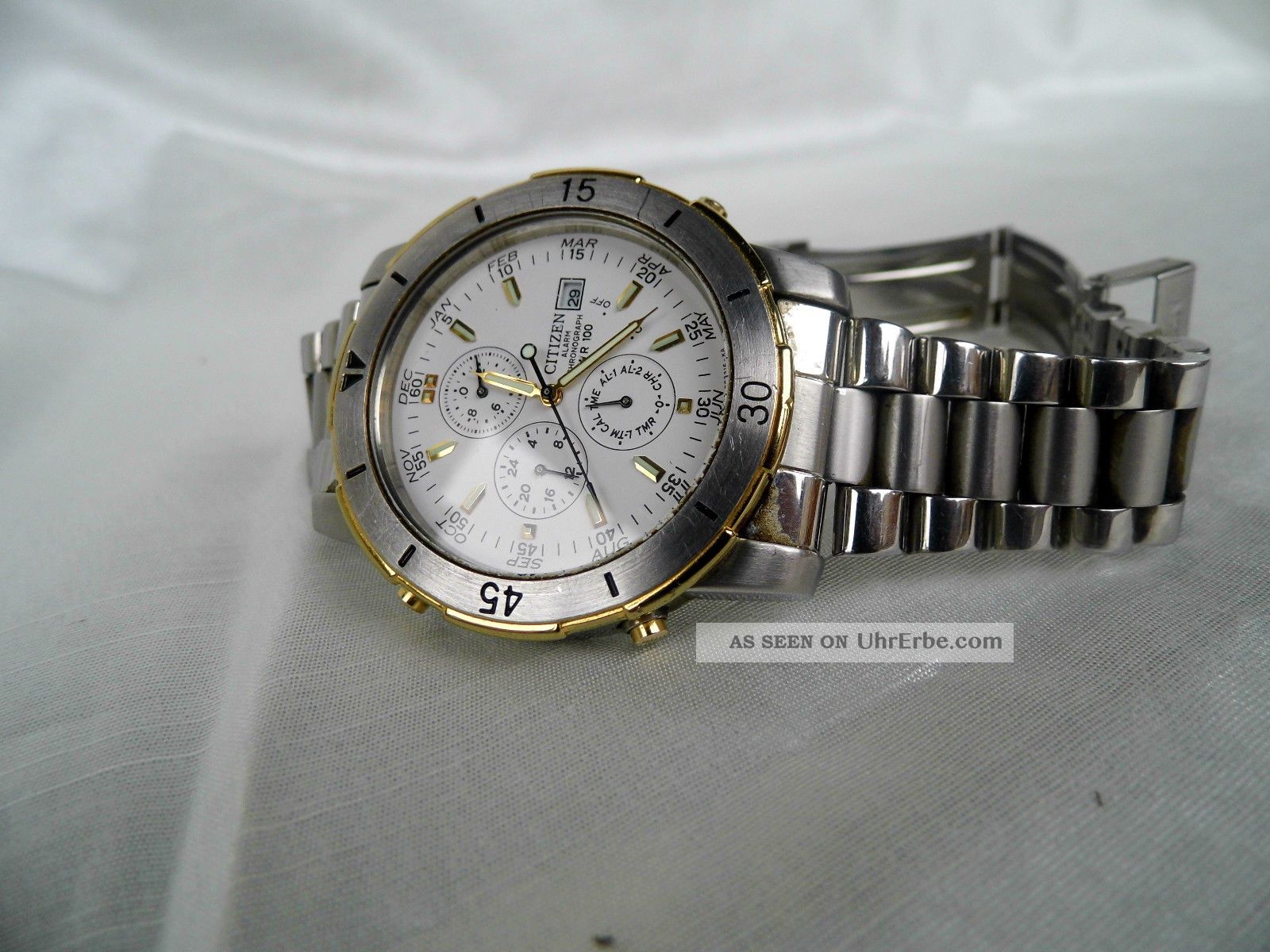 Citizen Chronograph Uhr Mit Edelstahl Armband