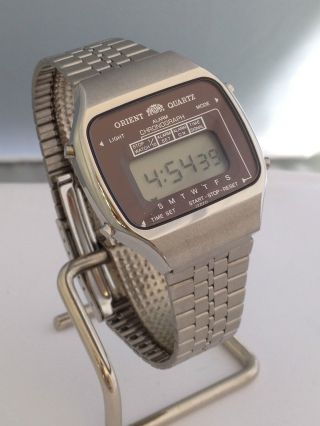 Lcd Digital Uhr Orient Quarz It741104 - 40 741104 40 Vintage Watch De Bild